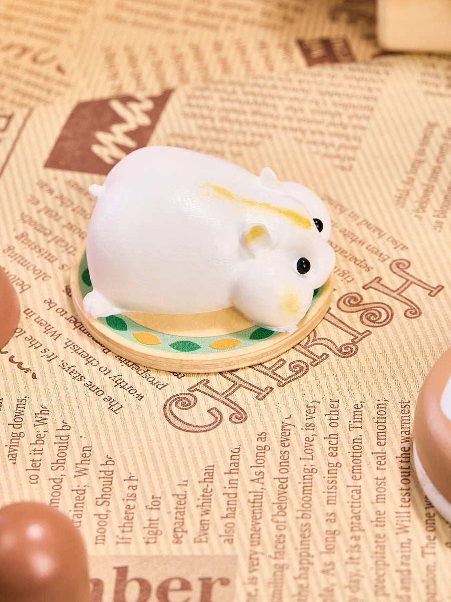White Hamster Taba Squishy