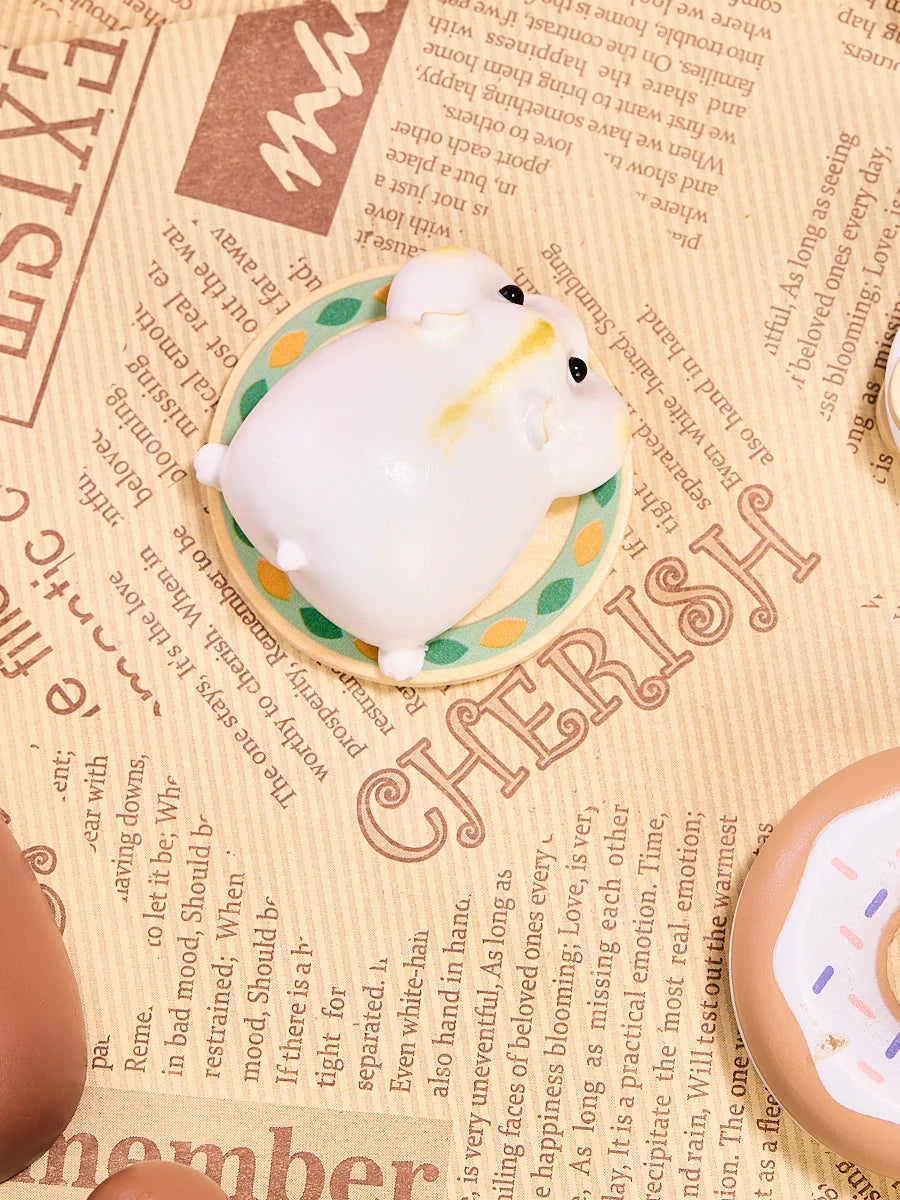 White Hamster Taba Squishy