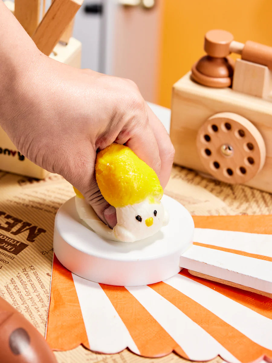 Yellow Chick Popcorn Taba Squishy