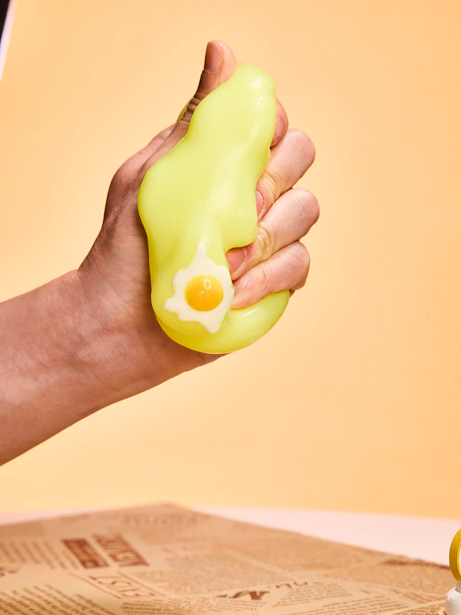 Yellow Egg Paw Taba Squishy