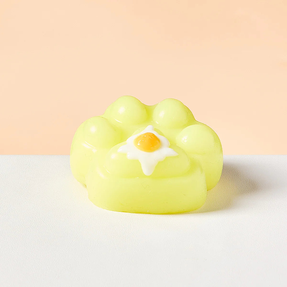 Yellow Egg Paw Taba Squishy