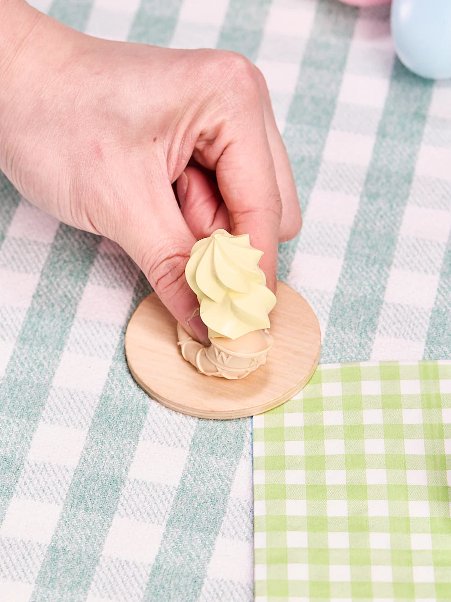 Yellow Ice Cream Taba Squishy