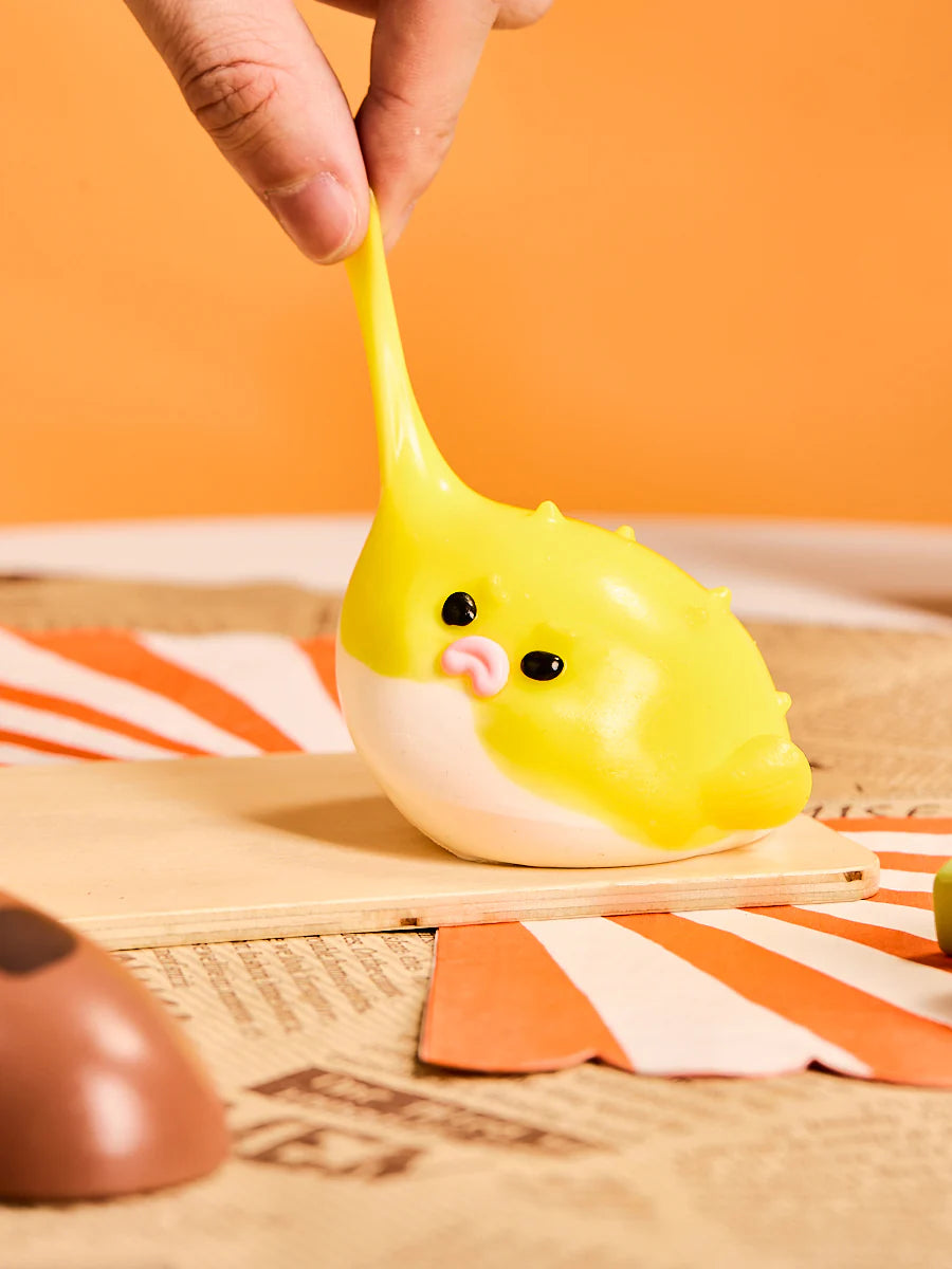 Yellow Pufferfish Taba Squishy
