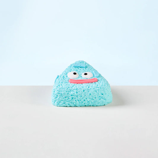 Blue Triangle Funny Face Cake Taba Squishy