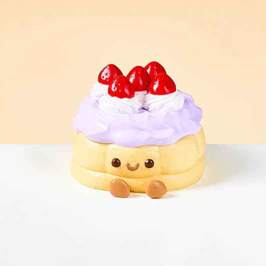 Purple Strawberry Tart Cake Squeeze Toy