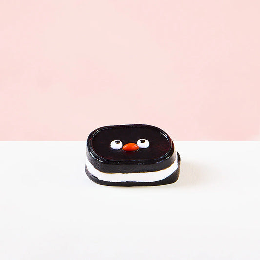 Black-white Sandwich Cookie Taba Squishy