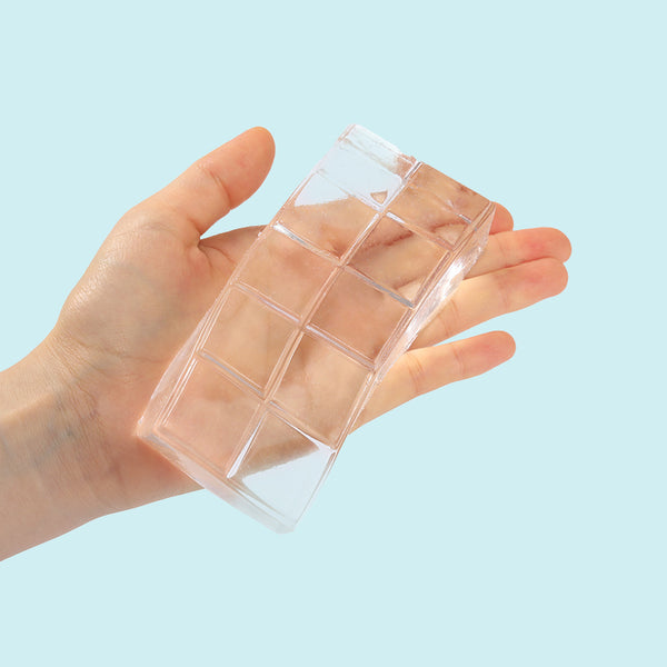 Crystal Clear Dubai Chocolate Taba Squishy