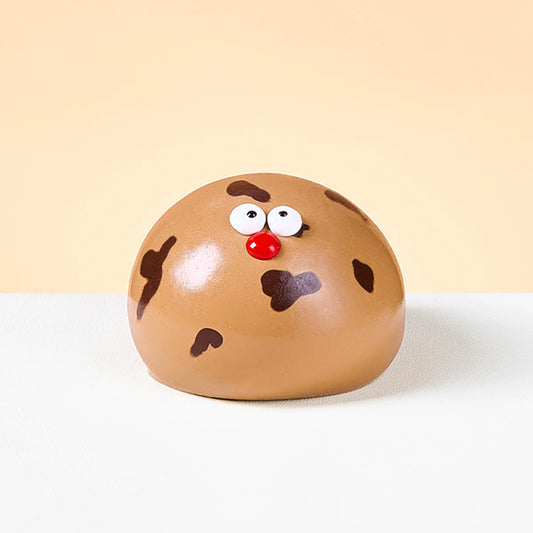 Brown Funny Bun Taba Squishy