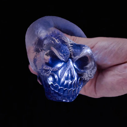 Clear Skull with Light Taba Squishy