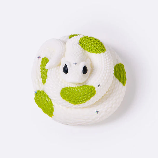 White-green Snake Taba Squishy
