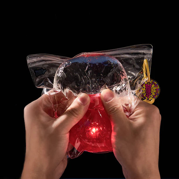270g Clear Skull with Red Light Taba Squishy