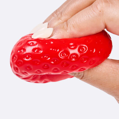 Red Strawberry Taba Squishy - Playdough Like