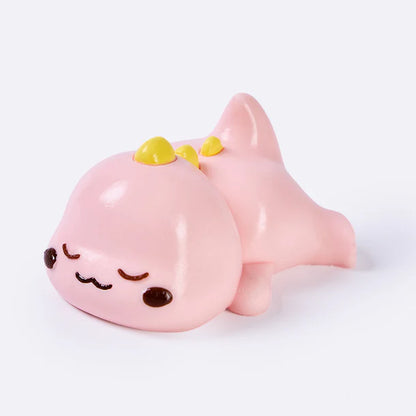 Pink Dinosaur Taba Squishy