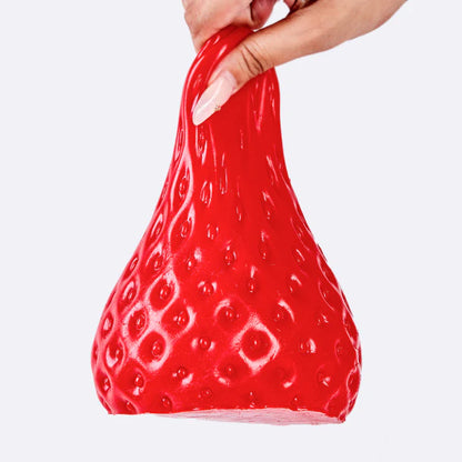 Jumbo Red Strawberry Taba Squishy