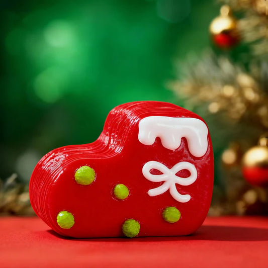 Red Xmas Boot Taba Squishy -Water Like