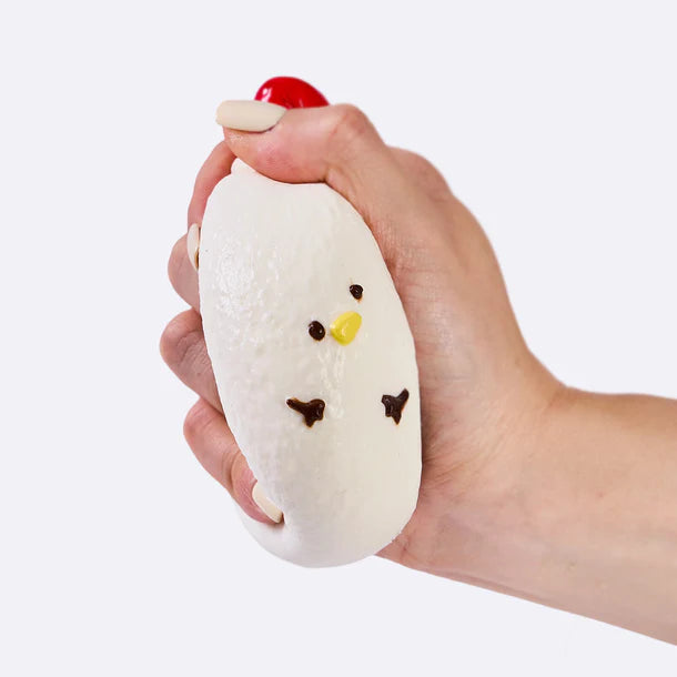 White Snowman Ball Taba Squishy