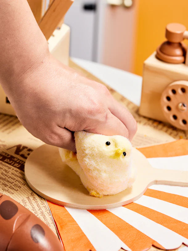 Flocked Chick Squeeze Toy