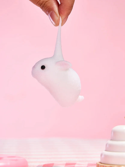 Flocked Mini Rabbit Taba Squishy