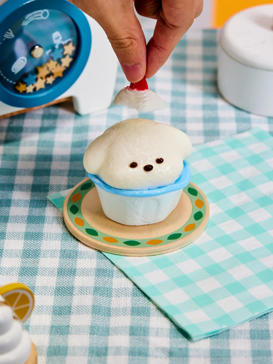 Cartoon Puppy Cupcake Taba Squishy