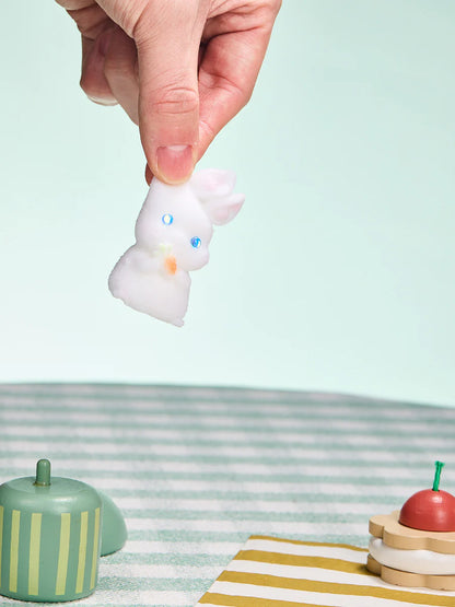 Flocked Mini Rabbit Taba Squishy