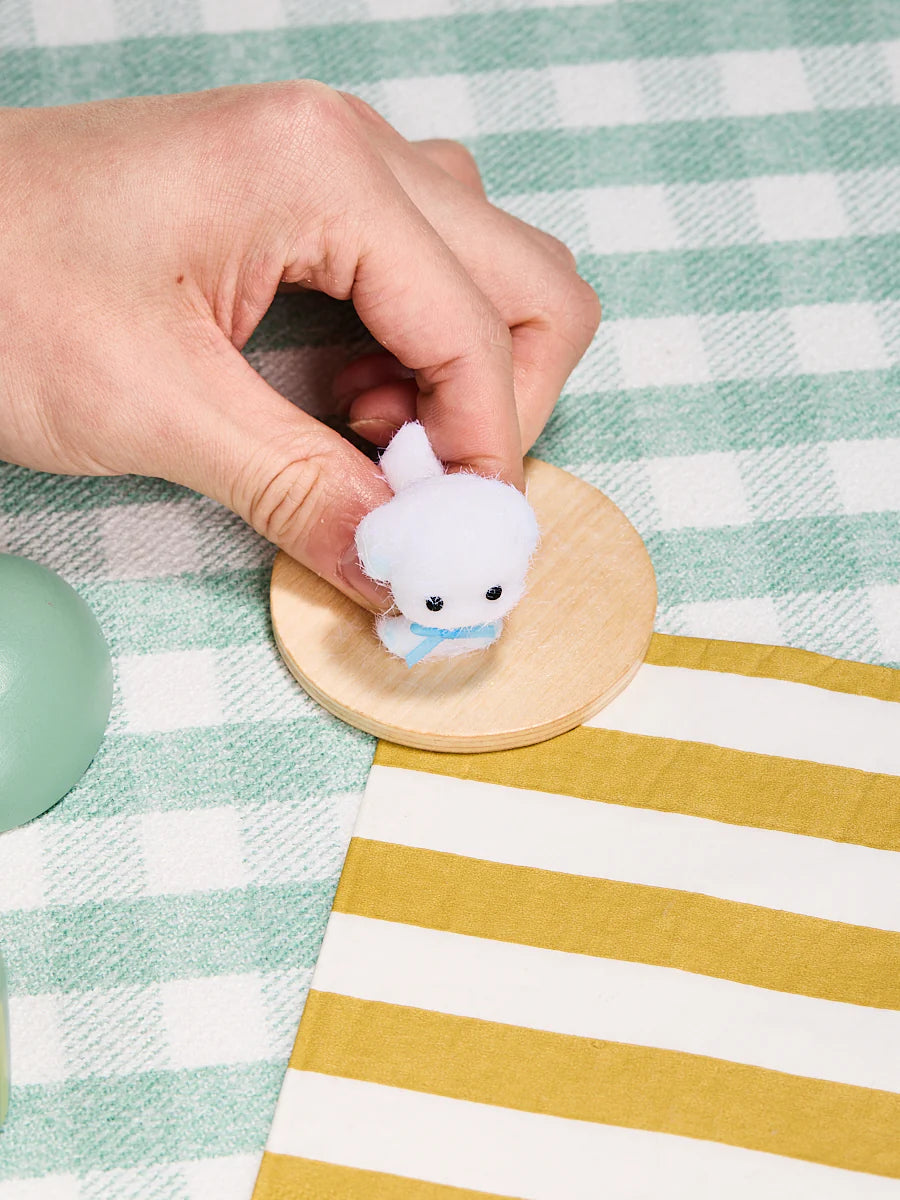 Flocked Mini Dog Taba Squishy