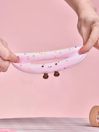 Cute White-pink Donut Squeeze Toys
