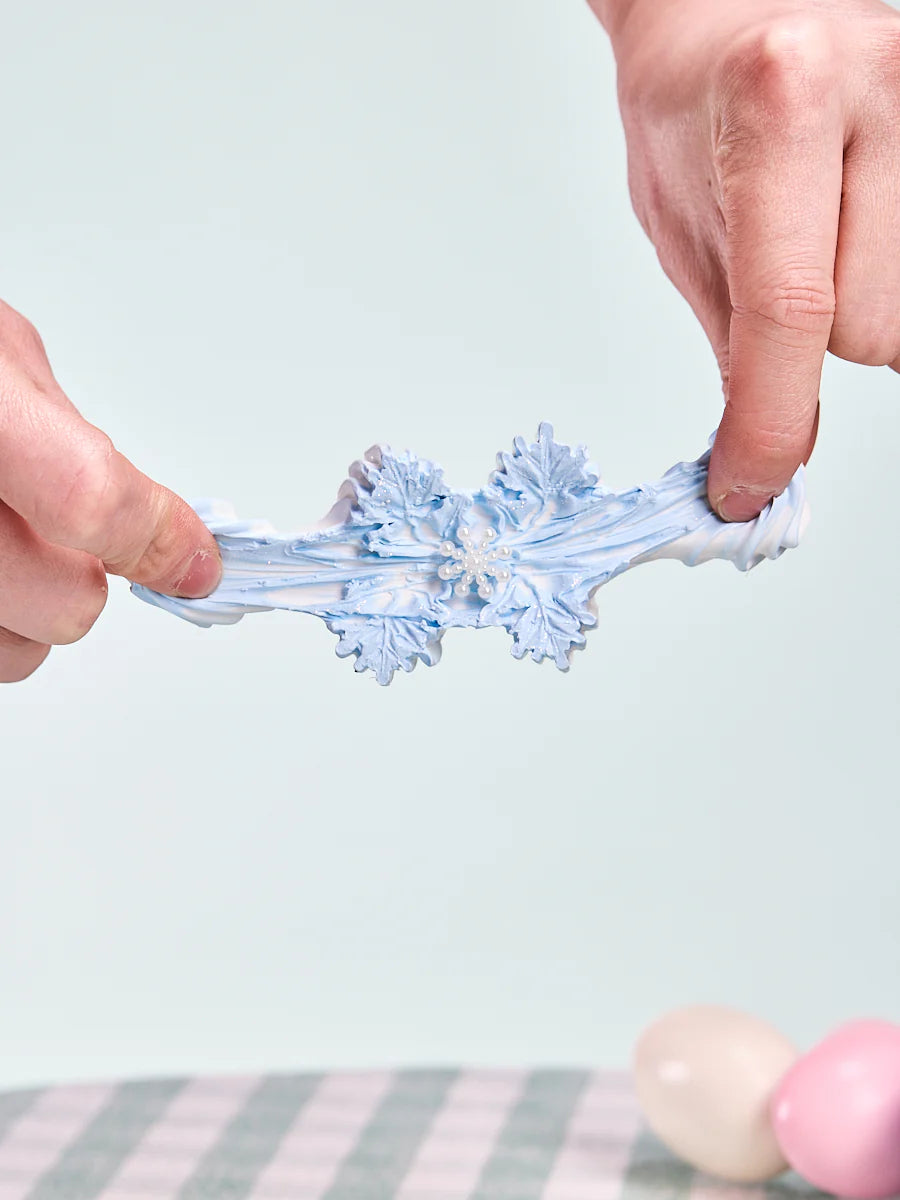 Light Blue Snowflake Taba Squishy