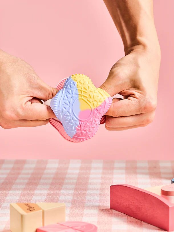 Pink-blue-yellow Cookie Sandwich Squeeze Toys