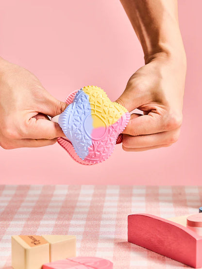 Pink-blue-yellow Cookie Sandwich Squeeze Toys