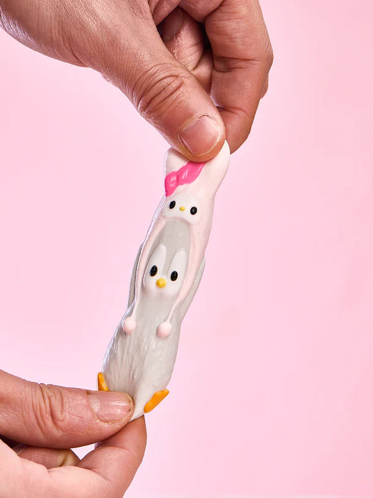 Cute Penguin with Melody Hat Squeeze Toy