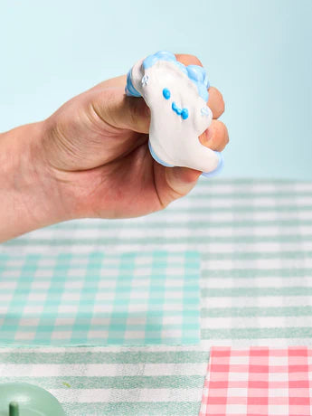 Blue Puppy Cake Squeeze Toy