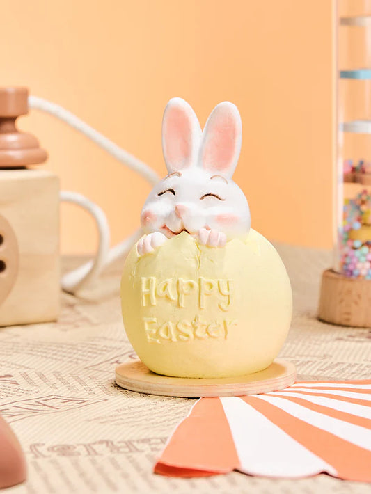 Bunny in Yellow Easter Egg Squeeze Toys