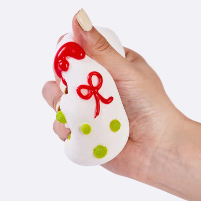 White Xmas Boot Taba Squishy -Water Like