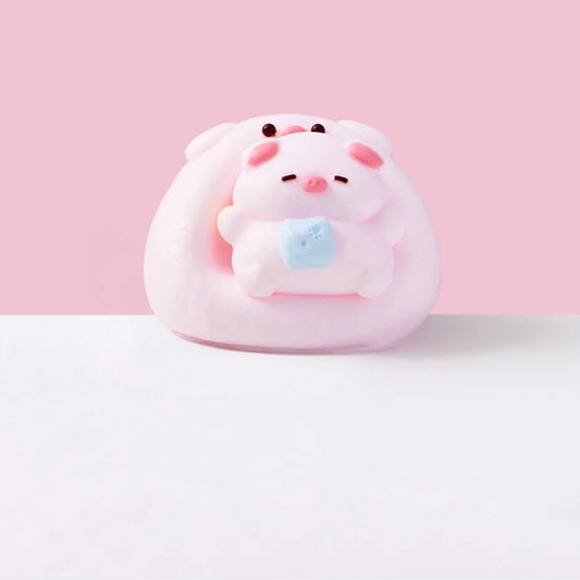 Parent-child Pink Pig Set Taba Squishy