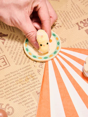 Flocked Mini Cute Chick Squeeze Toys
