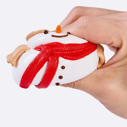 Snowman with Red Scarf Taba Squishy