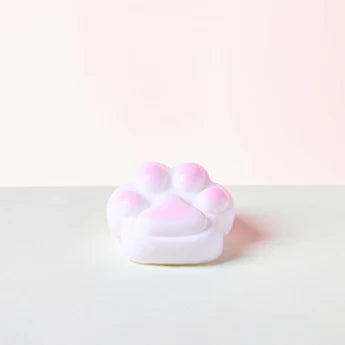 Big White-pink Paw Squeeze Toy