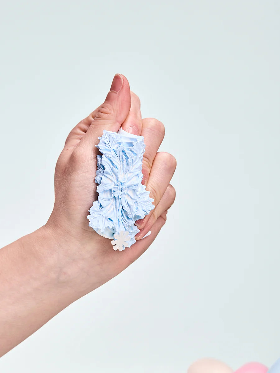 Light Blue Snowflake Taba Squishy