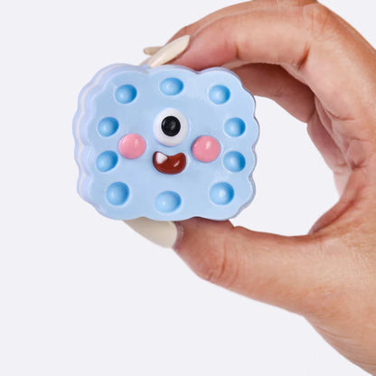 Blue Cute Monster Sandwich Cookie Taba Squishy
