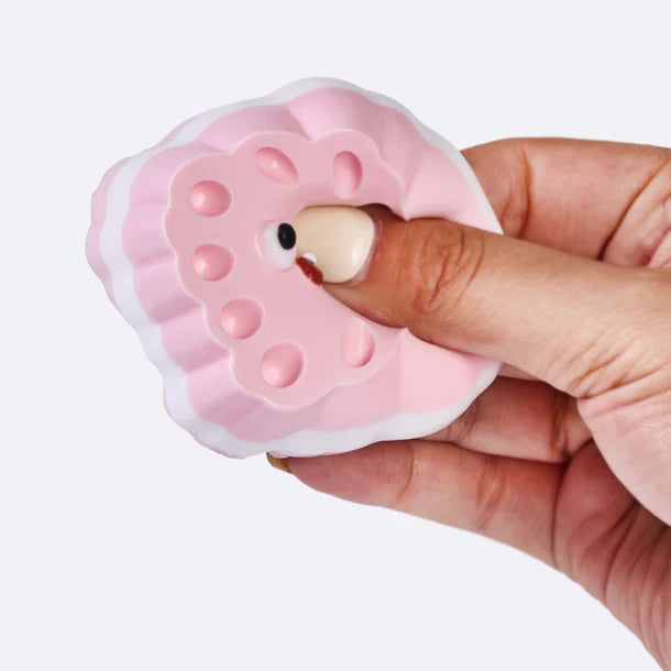 Pink Cute Monster Sandwich Cookie Taba Squishy