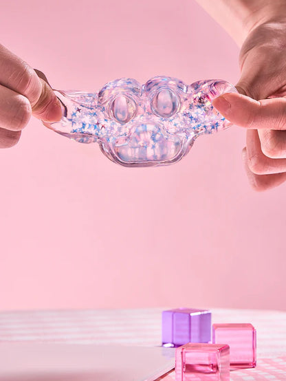 Blingbling Purple Paw Squeeze Toys