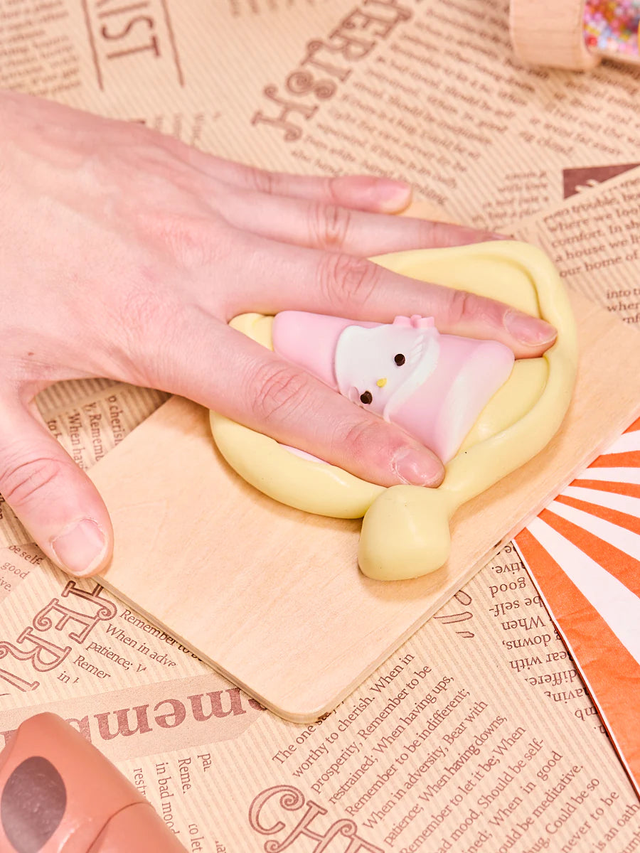 Yellow Kitten Makeup Mirror Taba Squishy