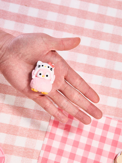 Cute Penguin with Kitten Hat Taba Squishy