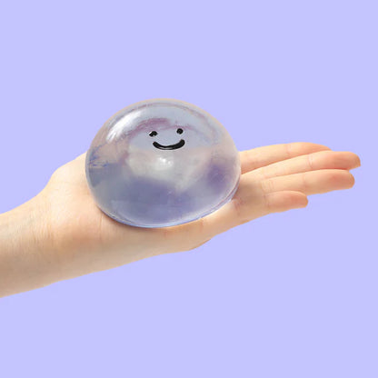 Crystal Blue Smile Face Magic Ball Taba Squishy