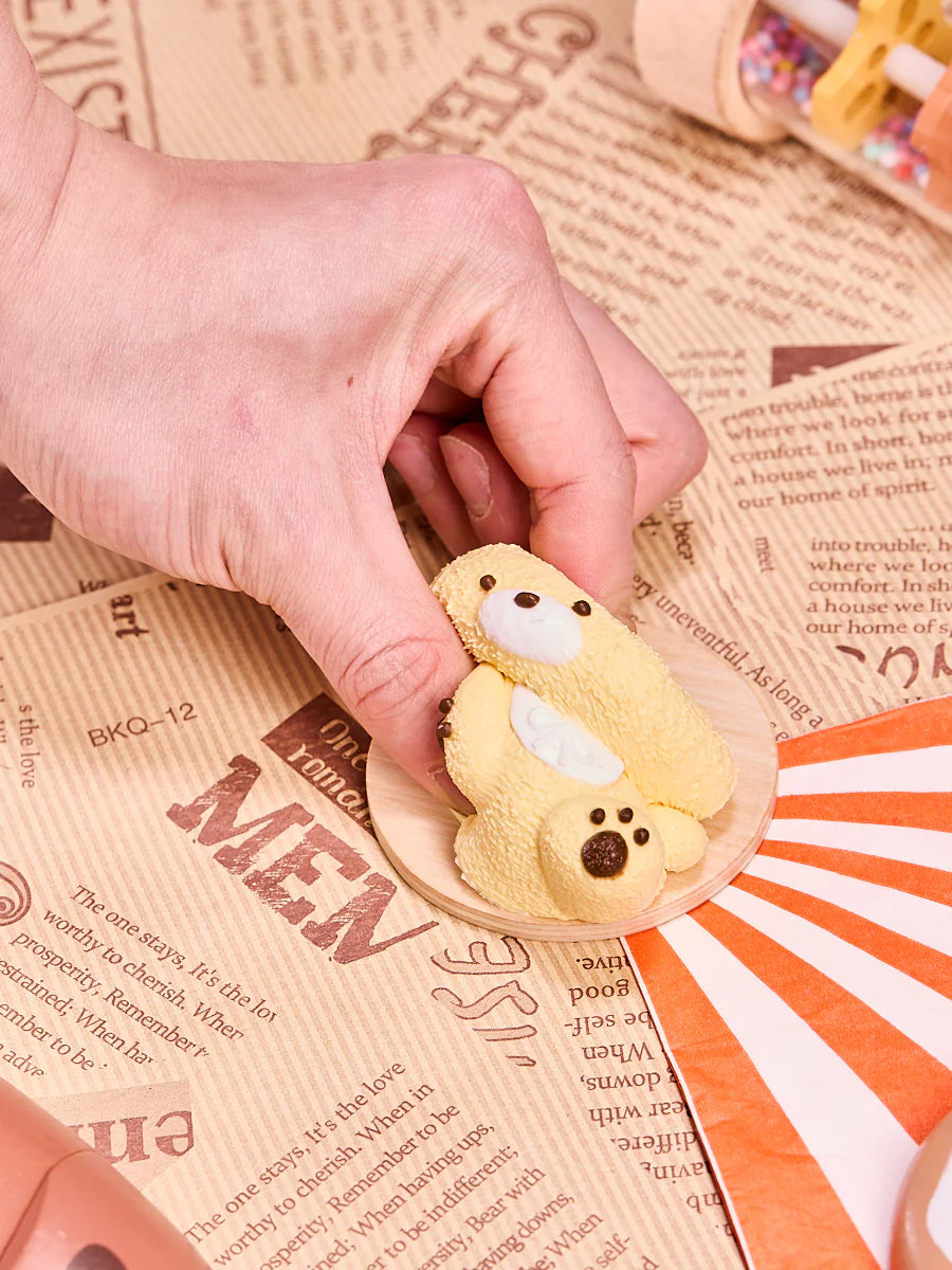 Light Yellow Bear Taba Squishy