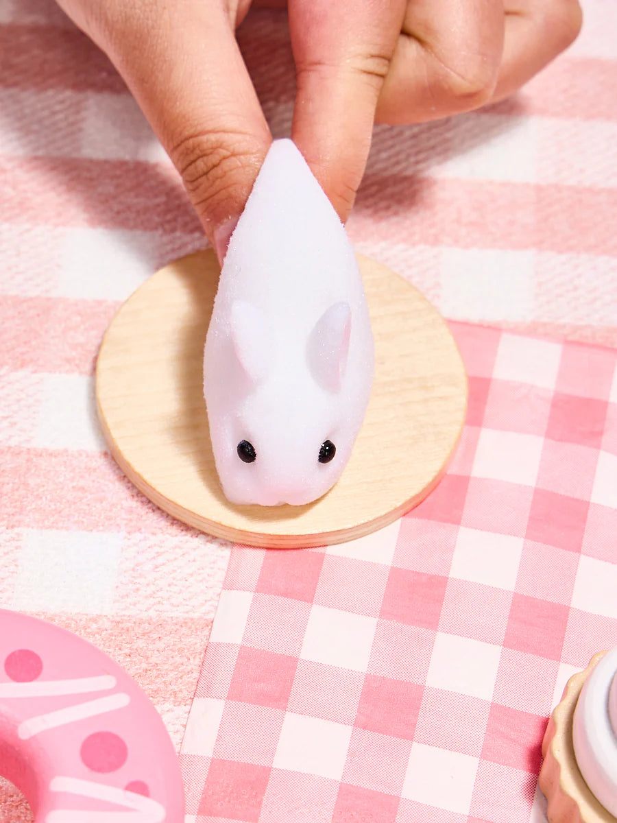 Flocked Mini Rabbit Taba Squishy