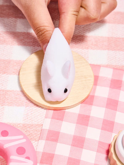 Flocked Mini Rabbit Taba Squishy