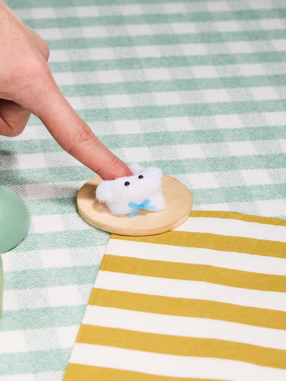 Flocked Mini Dog Taba Squishy