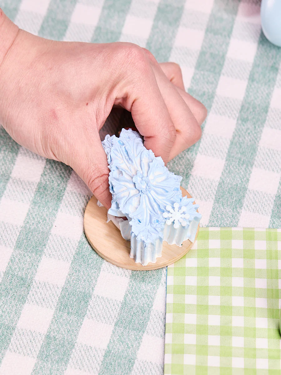 Light Blue Snowflake Taba Squishy