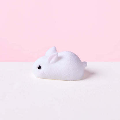 Flocked Mini Rabbit Taba Squishy